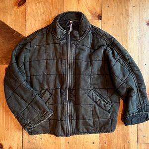 Free People Quilted Dolman size S NWOT